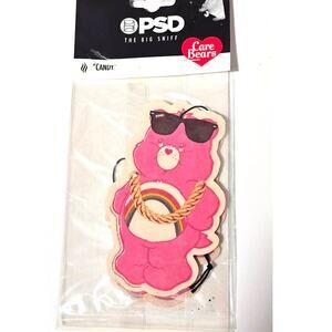 PSD Big Sniff Care Bear Cheer Bears Hanging Air Fresheners Candy Scent 2 Pack